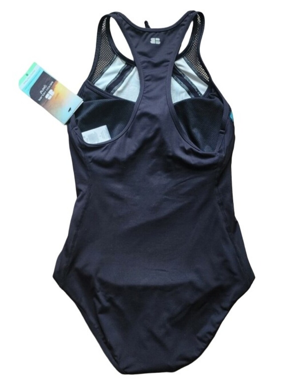 NWT Beach‎ House Sport Victory One Piece Swimsuit Size 8 Floral Zip Front - Picture 3 of 7